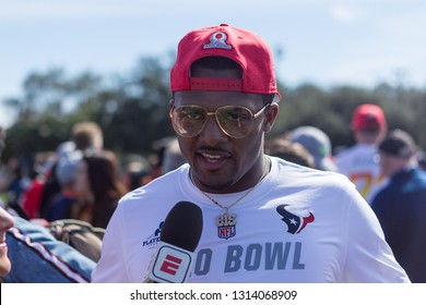 Deshaun Watson - NFL PRO BOWL Practice 2019 At The ESPN WILD WORLD OF SPORTS COMPLEX In Orlando Florida USA On Friday 25th January 2019 