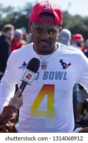 Deshaun Watson - NFL PRO BOWL Practice 2019 At The ESPN WILD WORLD OF SPORTS COMPLEX In Orlando Florida USA On Friday 25th January 2019 