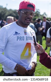 Deshaun Watson - NFL PRO BOWL Practice 2019 At The ESPN WILD WORLD OF SPORTS COMPLEX In Orlando Florida USA On Friday 25th January 2019 