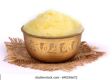 Desi Ghee Or Clariified Liquid Butter, Cooking Oil, Pure Ghee 