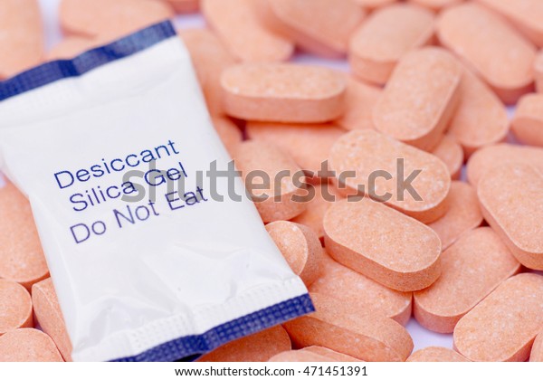 Desiccant Pack On Pile Vitamin C Stock Photo Edit Now