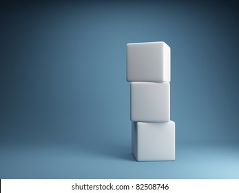Design of abstract cubes - Shutterstock ID 82508746