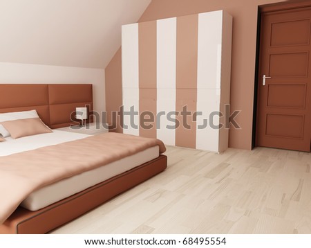 Design Apartment House Modern Style Beautiful Stock Photo