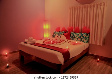Candle Bedding Room Stock Photos Images Photography