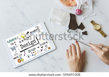 Design Creative Ideas Objective Planning Sketch Concept