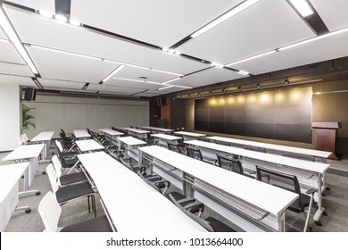 Design And Decoration Of Modern Lecture Hall In Modern Company