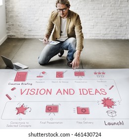 Design Development Visualize Creativity Concept
