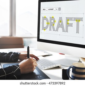 Design Draft Creative Ideas Concept