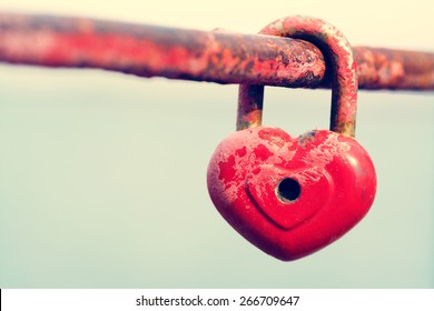 Design Element.  Love Lock Image