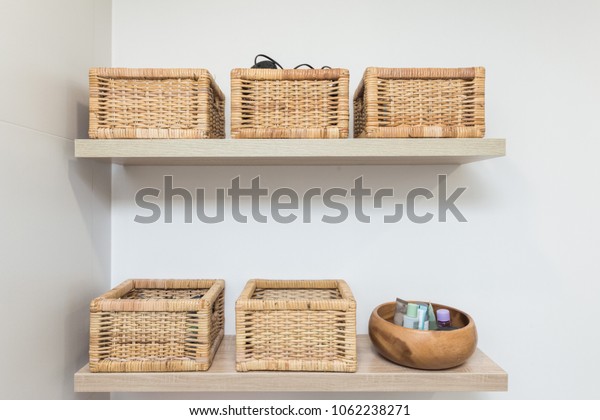 Design Elements Interior Modern Bathroom Shelves Stock Photo Edit Now 1062238271