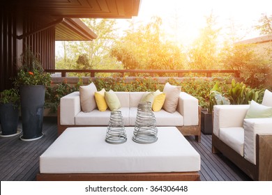 Design And Furniture In Modern Patio