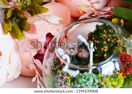 Design Glass Globe Arrangement Glass Vase Stock Photo Edit Now