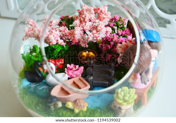 Design Glass Globe Arrangement Glass Vase Stock Photo Edit Now