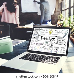 Design Graphic Creative Ideas Objective Planning Concept