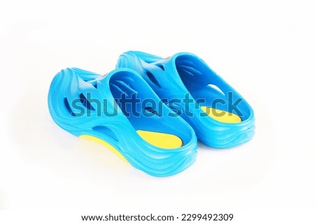 ์New design men's sandals isolate in white background.