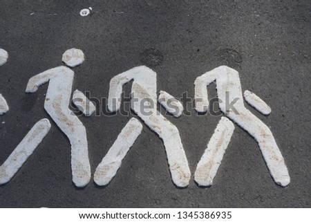 Similar – Image, Stock Photo UT I Only floating is more beautiful I puddly