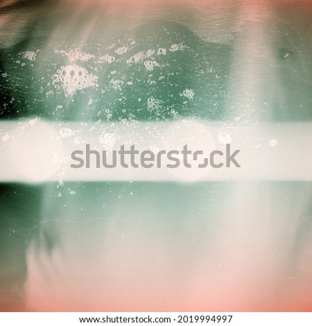 Designed square grainy medium format film frame. Film texture background