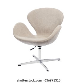 Designer Chair On A White Background.