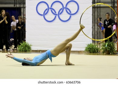 DESIO, ITALY - OCTOBER 23: Alina Maksymenko During The A1 Italian Championship, First Round On October 23 2010 - Desio, Italy.