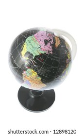 Desk Globe On White Background