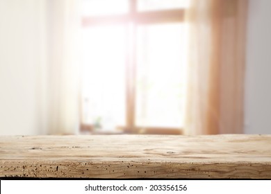 desk and window of morning 
