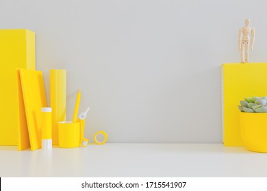 yellow office supplies        <h3 class=