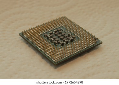 desktop computer processor, cpu close-up