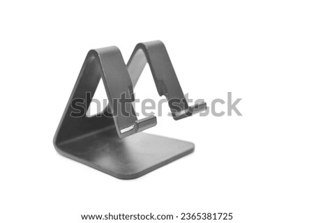 Desktop Mobile Phone Holder Tablet Stand , Black plastic Stand Holder for Cellphone