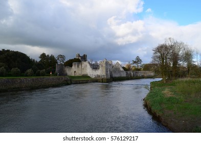 Desmond Castle Ruins On The River Maigue In Ireland.