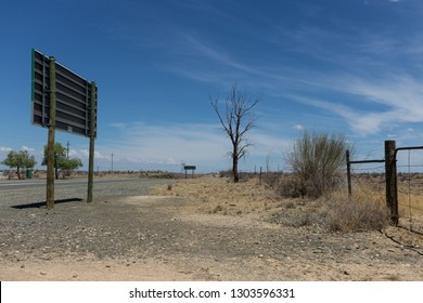 Desolate Road Sign