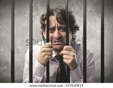 Desperate businessman behind bars