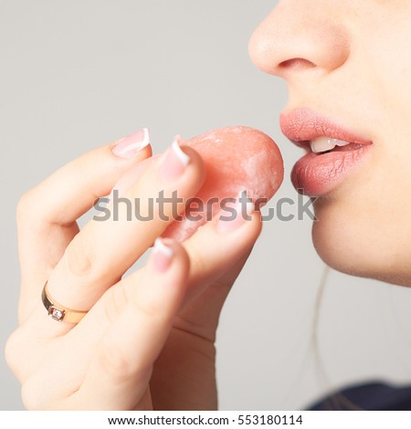Similar – Image, Stock Photo thirst Woman Human being