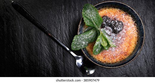 Dessert Creme Brulee