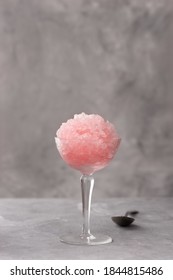 Dessert 
Granita With Rosé Wine 