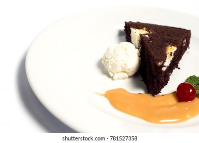 Dessert On A White Background