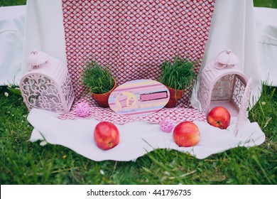 Dessert Table Decorated For A Kids Outdoor Party