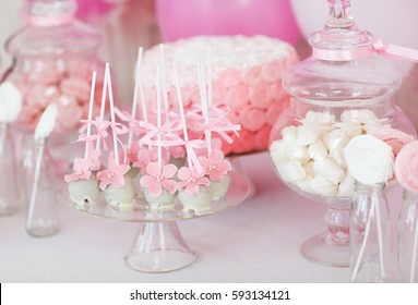 Dessert table for a party. - Shutterstock ID 593134121