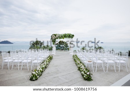 Destination Wedding Venue On Hill Samui Stock Photo Edit Now