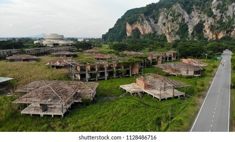 the destroyed building