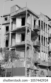 Destroyed Building After War In Lebanon In 2006