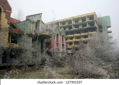 Destroyed Building As War Aftermath, Sarajevo - Bosnia And Herzegovina