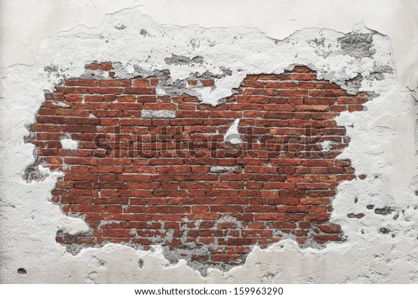 Destroyed Concrete Brick Wall Italy Stock Photo (Edit Now) 159963290