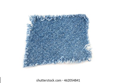 Destroyed Torn Denim Blue Jeans Frayed Stock Photo Edit Now 462054841