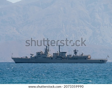 Destroyer of the hellenic navy