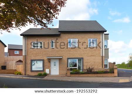 Detached house view