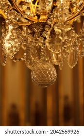 
Detail Of Antique Crystal Chandelier