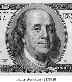 Portrait Benjamin Franklin On Hundred Dollar Stock Photo (Edit Now ...