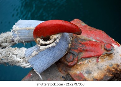 Detail Of A Boat Red Hook