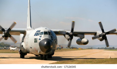 Detail of C-130 Hercules, military ariplane