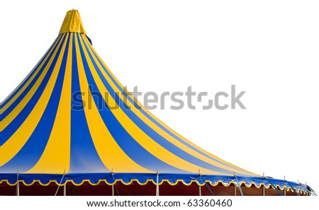 Detail of a circus tent.